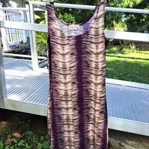Tango mango   Dress ~ Purple tan cream sz Medium